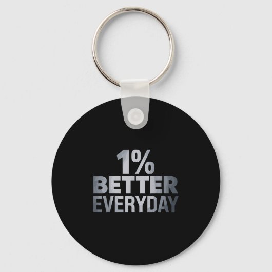Porte-clés 1% Meilleure Motivation quotidienne (Recto)