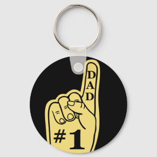 Porte-clés #1 Papa Sport Fan Main