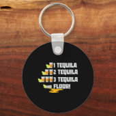 Porte-clés 1 Tequila 2 Tequila 3 Tequila Floor Cinco De Mayo (Recto)