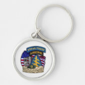 Porte-clés 1er groupe des forces spéciales Green Berets Keych (Devant)