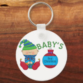 Porte-clés 1er T-shirts et cadeaux elfes de Noël (Recto)