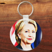 Porte-clés 1ère femme présidente Hillary Clinton 2016_ (Recto)
