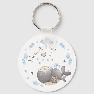 Porte-clés 1ère Fête des Mères, nom, jour de la première mère