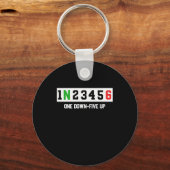 Porte-clés 1N23456 Motorcycle motocycliste motocycliste (Recto)