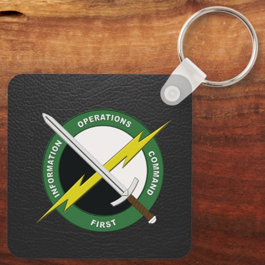 Porte-clés 1re E E/S de la commande d'information (Verso)