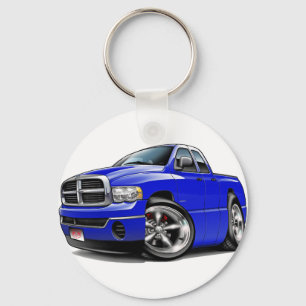 Porte-clés 2003-08 Camion quadruple bleu Ram