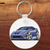 Porte-clés 2004-06 Pontiac GTO Blue/Grey Car (Recto)