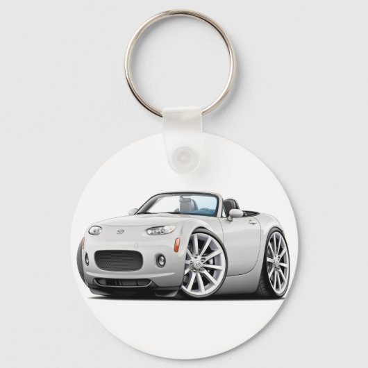 Porte-clés 2006-08 Miata White Car (Recto)