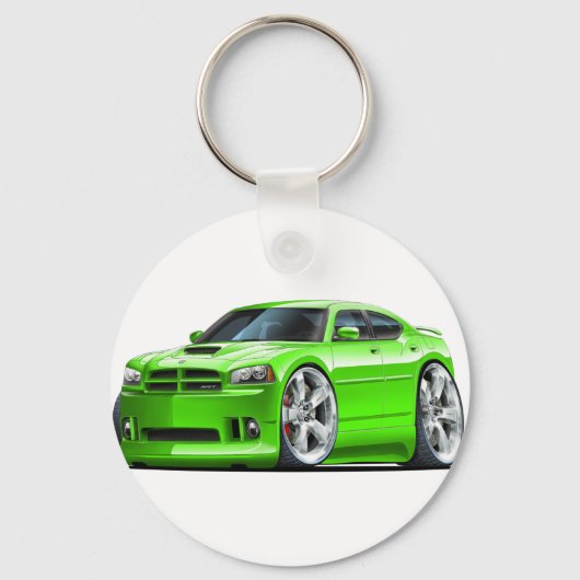 Porte-clés 2006-10 Charger SRT8 Green Car (Recto)