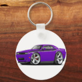 Porte-clés 2009-11 Challenger RT Purple-Black Car (Recto)