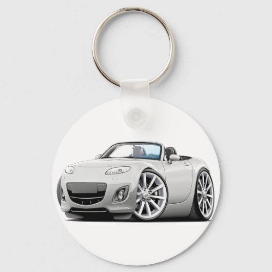 Porte-clés 2009-13 Miata White Car (Recto)