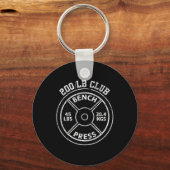 Porte-clés 200 Lbs Pound Bench Press Club Gym Weightlifting P (Recto)