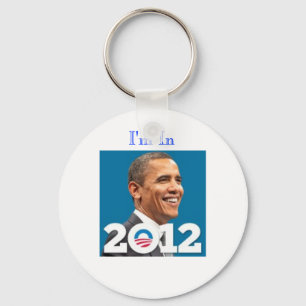 Porte-clés 2012 Je suis à Obama