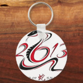Porte-clés 2013 - Année du serpent (Recto)