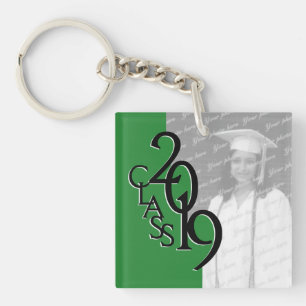 Porte-clés 2019 Green Graduation Picture