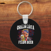 Porte-clés 2024 Chillin Like A Felon Beer (Recto)