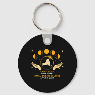Porte-clés 2024 Éclipse solaire 2024 040824 Eclipse