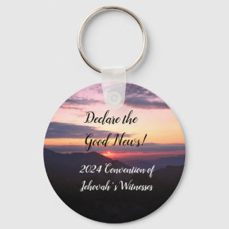 Porte-clés 2024 JW Convention Sunset customizable