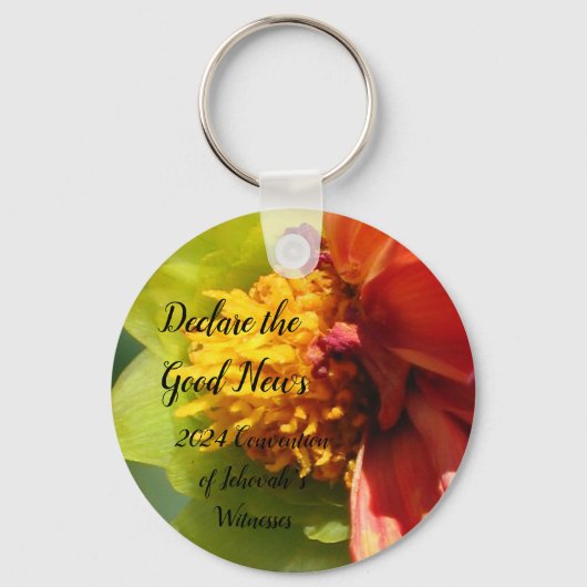 Porte-clés 2024 JW Declare the Good News customize  (Recto)