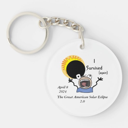 Porte-clés 2024 Solar Eclipse Survival (Devant)