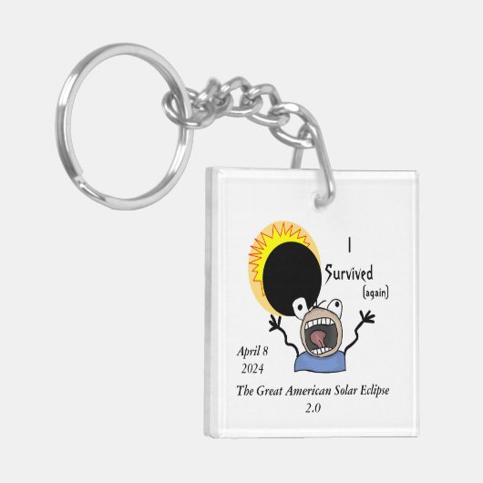 Porte-clés 2024 Solar Eclipse Survival (Devant gauche)