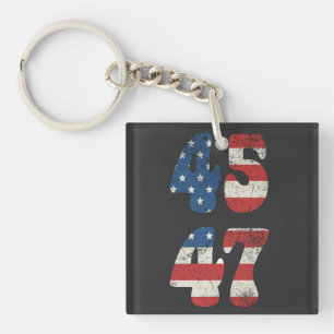 Porte-clés 2024 Trump reprend l'Amérique patriotique américai