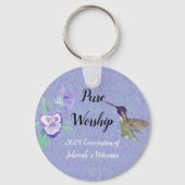 Porte-clés 2025 JW convention with name customize (Recto)