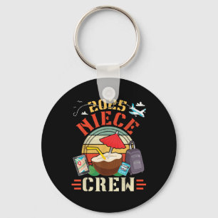 Porte-clés 2025 Niece Crew Tropical Beach Family Reunion Vaca
