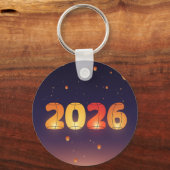 Porte-clés 2026 Célébration du crépuscule Sky Lanterns (Recto)