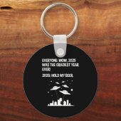 Porte-clés 2026 Hold My Beer (Verso)