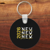 Porte-clés 2026 New Year New Grace New Praise New Year's Eve (Recto)