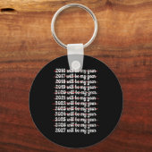 Porte-clés 2027 Will Be My Year Procrastination New Year Reso (Recto)