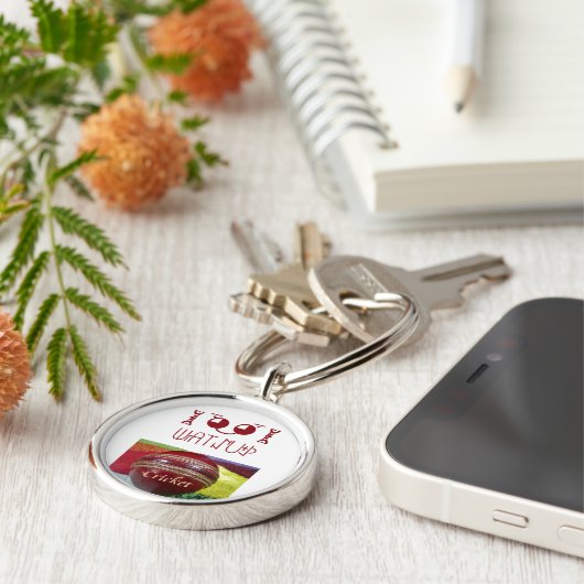 Porte-clés 20/20 balles de cricket pro (Côté)