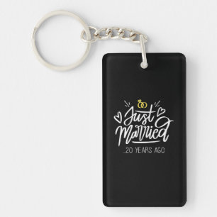 Porte-clés 20e anniversaire du Mariage