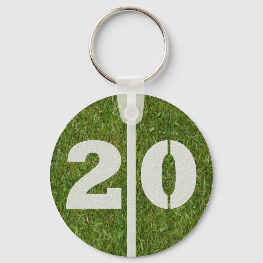 Porte-clés 20th Birthday Party Favor (Recto)