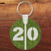 Porte-clés 20th Birthday Party Favor (Recto)