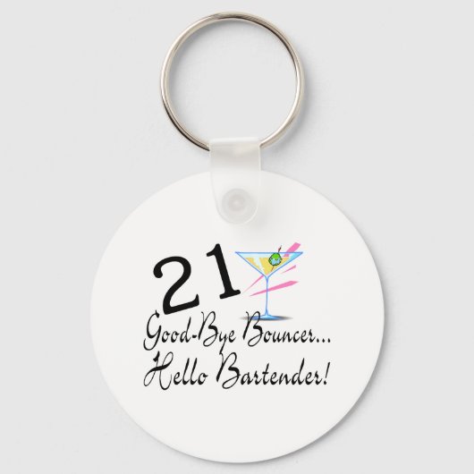 Porte-clés 21 Bye Bouncer Bonjour Bartender (Recto)