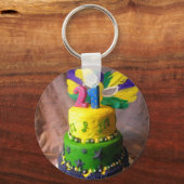 Porte-clés 21 Gâteau Mardi Gras (Recto)