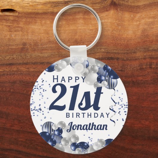 Porte-clés 21e anniversaire Ballons bleus de la Marine (Recto)