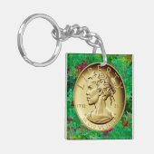 Porte-clés 225e anniversaire de l'American Liberty 2017  (Devant gauche)