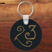 Porte-clés 23 Quatre Clovers De Feuille (Recto)