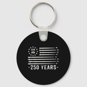 Porte-clés 250 ans américain 1776 2026 250e anniversaire USA