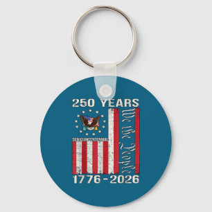 Porte-clés 250 Ans américain 250e anniversaire États-Unis dra