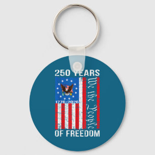 Porte-clés 250 ans anniversaire américain 250ème drapeau usa 