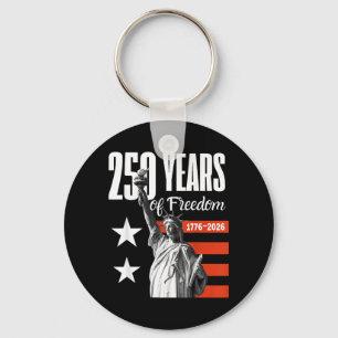 Porte-clés 250 Ans de Liberté Amérique 1776-2026