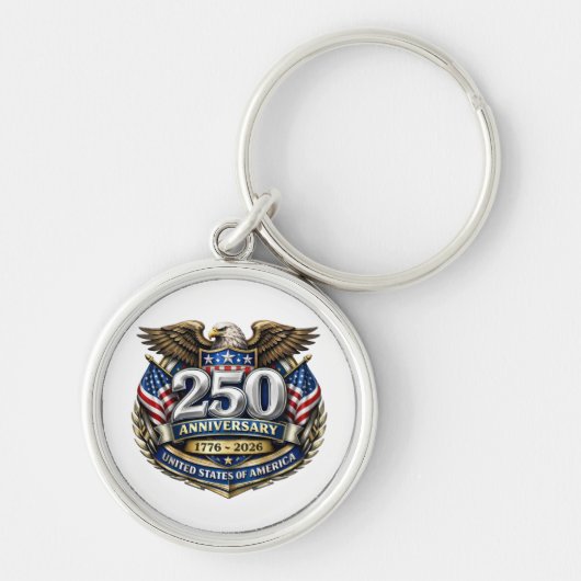 Porte-clés 250e anniversaire des États-Unis (Devant)
