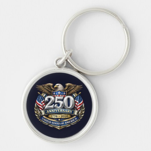Porte-clés 250e anniversaire des États-Unis (Devant)