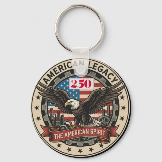 Porte-clés 250e anniversaire des États-Unis (Recto)