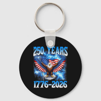 Porte-clés 250e anniversaire Usa Patriotique 250 ans 4 juille