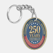 Porte-clés 250th Anniversary USA Patriotic | 1776–2026 (Devant gauche)